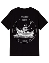 ITS MY TIME SKELETON BLACK TSHIRT
