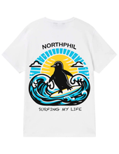 SURFING MY LIFE PENGUIN TSHIRT LIMIT EDIT