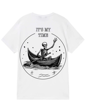 ITS MY TIME SKELETON WHITE TSHIRT