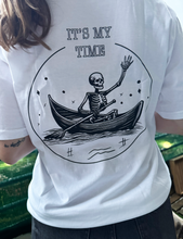 ITS MY TIME SKELETON WHITE TSHIRT
